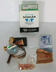 Sporlan FVE1C Thermostatic Expansion Valve R22 1 Ton 3/8 MFL x 1/2 MFL Flare Medium Temperature