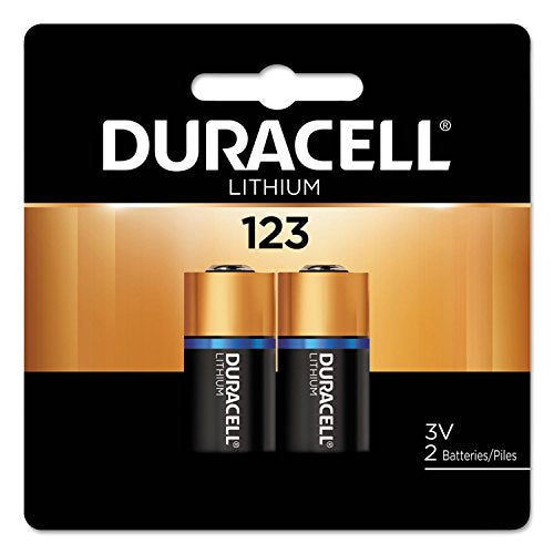 Duracell DURDL123AB2BPK 3V Ultra Lithium Battery Value Pack of 2