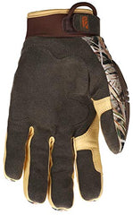 MCR Safety MO200M ForceFlex Multi-Task Glove Mossy Oak Shadow Grass Blades Thinsulate Lined D30 Reinforced Palm Touchscreen Fingertips Impact Crush Resistant TPR Size Medium