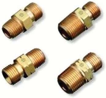 Western Enterprises 145 Regulator Outlet Bushing Brass 1/2 in NPT LH Male Fuel Gas