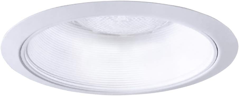 Halo 310W Halo 310 Series 6 in White Recessed Ceiling Light Fixture Trim with Coilex Baffle 200