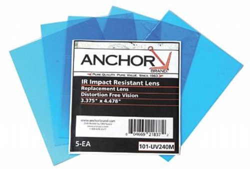 Anchor Brand 101-UV169J Cover Lens - Polycarbonate - 4.065 in x 1.84 in