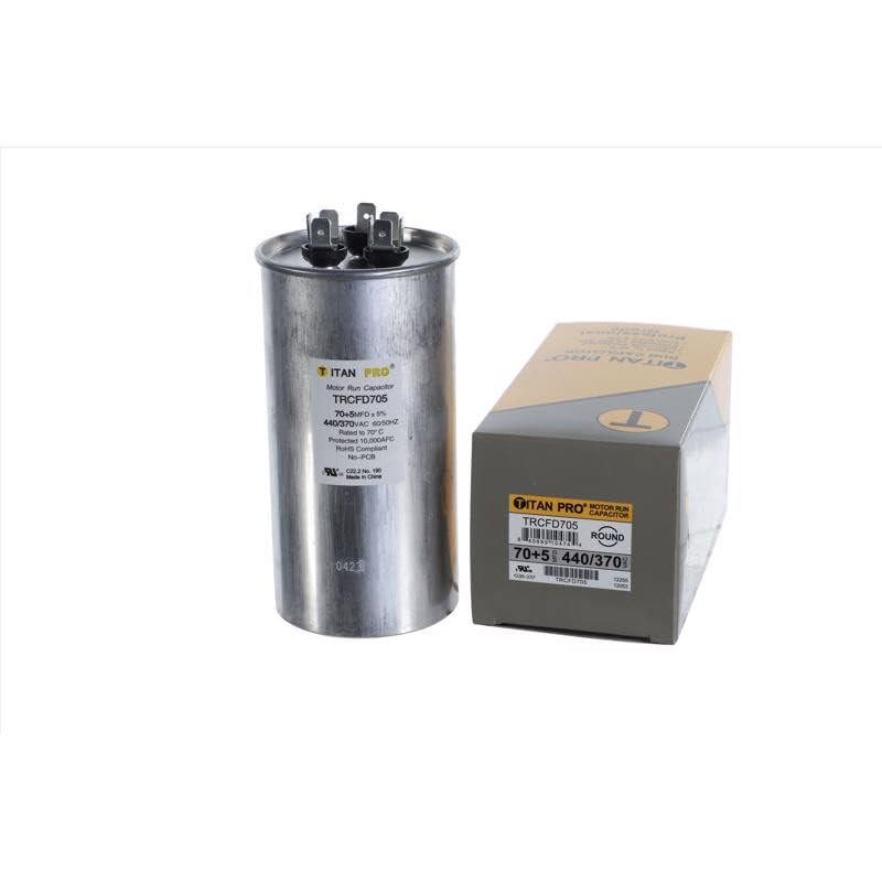 Packard TRCFD705 70+5 MFD 440/370V Round Capacitor