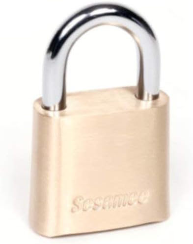 Ccl K436 4-Dial Resettable Brass Body Padlock with Brass Internal Parts