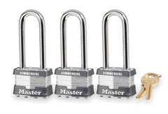 Master Lock 1TRILJCOM No. 1 Laminated Steel Padlock 5/16 in dia 3/4 in W x 15/16 in H Shackle