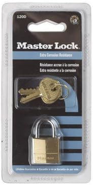 Master Lock 120D 3/4 Brass Padlock