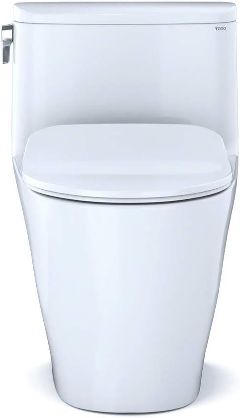 TOTO MS642234CEFG#01 Nexus 1.28 GPF One Piece Elongated Chair Height Toilet with Tornado Flush Technology - Seat Included Cotton