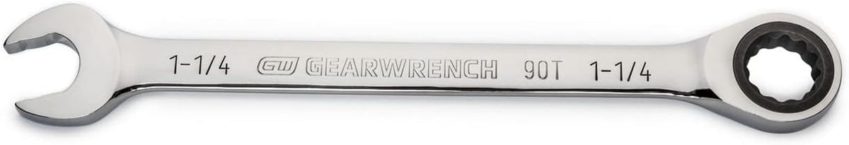 Gearwrench 86956 1-1/4 Inch 12 Point Ratcheting Combination Wrench