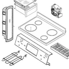 LG EAU38500601 Motor Assembly AC Cooling 1 Count Replacement MPN