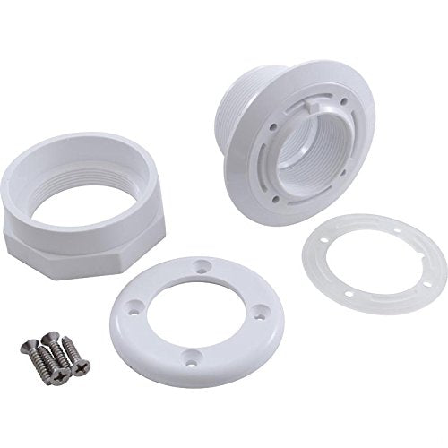 Waterway 400-9160B Vinyl Liner Wall Fitting Assembly 1.5FPT White