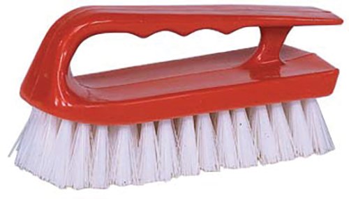 Weiler 44395 Scrub Brush Finger Grip Handle White Polypropylene Fill 6 Pack of 12