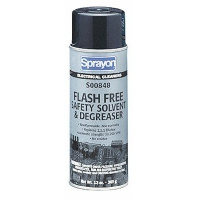 Sprayon SC0848000 EL848 Flash Free Electrical Degreaser 13 oz