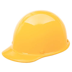 MSA 454619 Skullgard Cap Style Safety Hard Hat with Staz-on Pinlock Suspension | Non-slotted Cap, Made of Phenolic Resin, Radiant Heat Loads up to 350F - Standard Size in Yellow