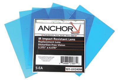 Anchor Brand 101-UV410M Miller Replacement Lenseq 231-410 Pk-5