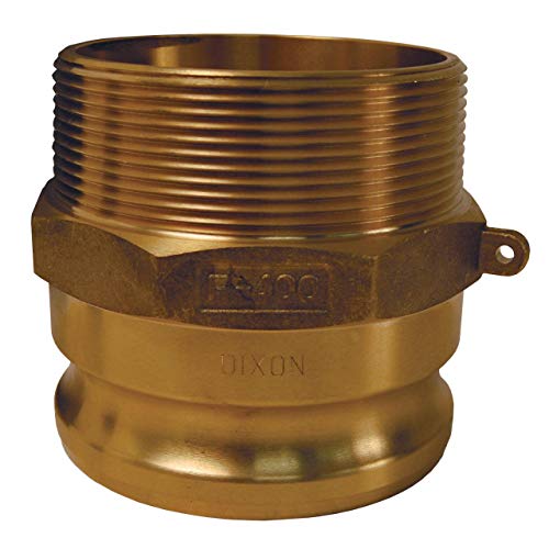 Dixon Valve G150-F-BR Brass Type F Adapter x Male NPT Pack of 7 pcs