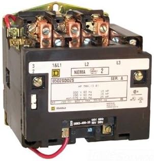 Schneider Electric 8502SDO2V02S Square D Non-Reversing Contactor 45-Amp 600-Vac Size 2