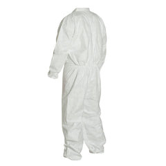 DuPont Tyvek 400 TY125S Disposable Protective Coverall with Elastic Cuffs, White, 2X-Large (Pack of 25)