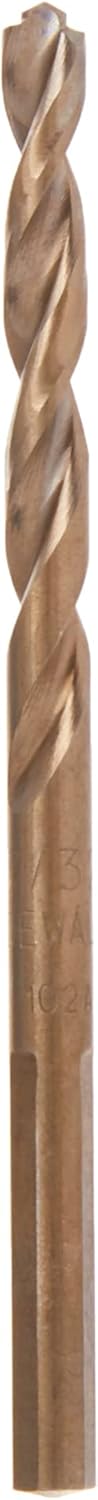 DeWalt DW1914 7/32-Inch Gold Ferrous Oxide Pilot Point Twist Drill Bit