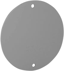 BELL 5374-0 Blank Round Flat Weatherproof Cover 120 Volts (4 in Dia) Replacement MPN