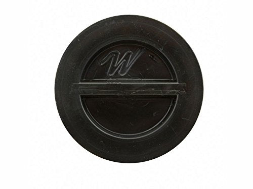 Waterway Plastics 400-4141 Flush Plug 1.5 Inch MPT with Gasket Black