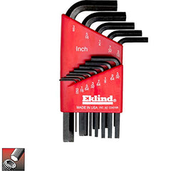 Eklind Tool 10113 Hex-L Key allen wrench - 13pc set SAE Inch Sizes