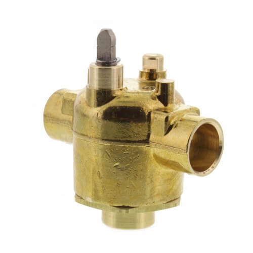 Schneider Electric VS3212 1/2 Inch Sweat Steam 3-Way Zone Valve Body 3.0 Cv