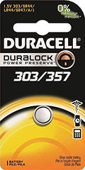 Duracell D303/357PK08 Specialty Watch/Electronic Battery 1.5V