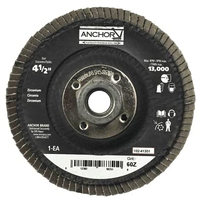 Anchor Brand 102-41346 4-1/2 29 Angled 7/8 AH80Z Flap Disc