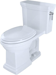 Toto MS814224CEFRG#01 Promenade II Elongated Toilet 1.28 GPF Seat Included Cotton