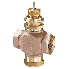 Johnson Controls VG7842LT 3-Way Mixing Globe Valve Bronze 3/4 Valve 7.3 Cv