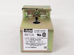 Parker RK1U3 Solenoid Valve 208/240V 10W with Junction Box 6 Inch Leads