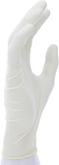 MCR Safety 5055XL SensaGuard Industrial Grade Latex Double Chlorinated Powder-Free Disposable Gloves, Natural, X-Large, Pack of 100