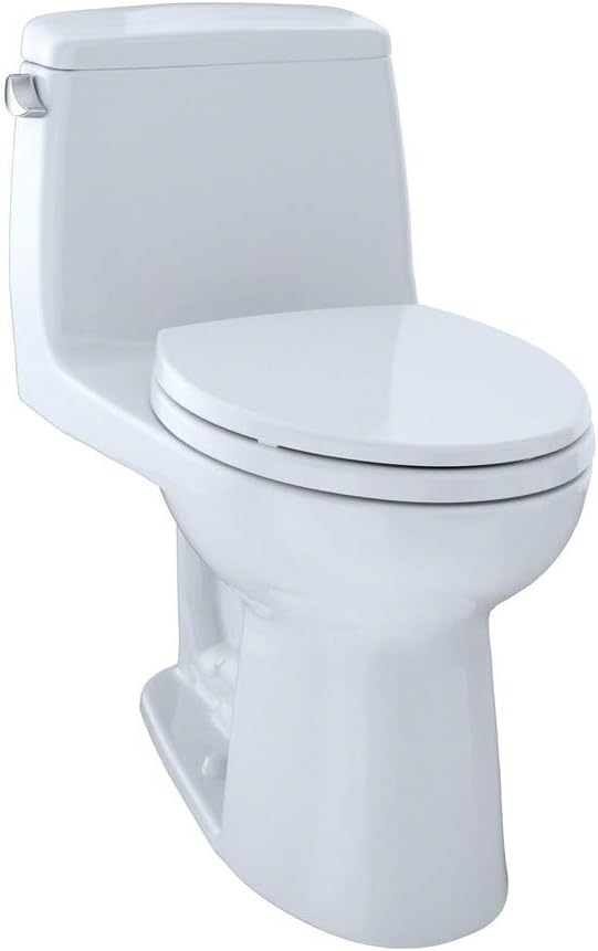 Toto MS854114EL#01 Eco Ultramax ADA Elongated One Piece Toilet Cotton White