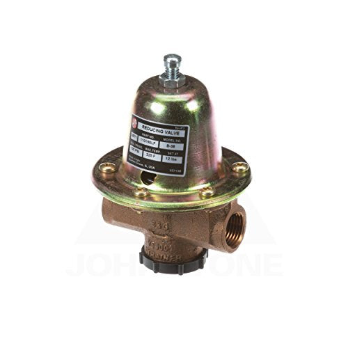 Bell & Gossett B-38 Lead Free Pressure Reducing Valve, 1/2 NPT Connection, Brass