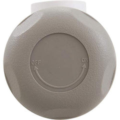 Custom Molded Products 25036-219-000 On/Off Valve CMP Mushroom 2-1/16hs Scalloped 1s Gray