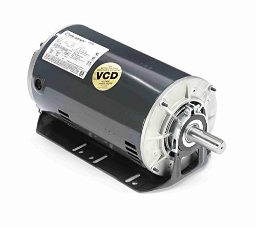 Marathon MG145 56T17D5350 Belt Drive Motor 3 hp 1800 RPM 208-230/460 VAC 3 Phase 1 Speed Ball Bearing Resilient Ring Mount