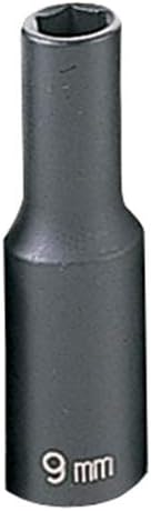 Grey Pneumatic 1009MD Impact Socket 3/8 in Drive 9 mm Deep Length