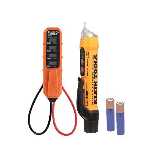 Klein Tools NCVT3PKIT Dual-Range Non-Contact Voltage Tester Electrical Test Kit