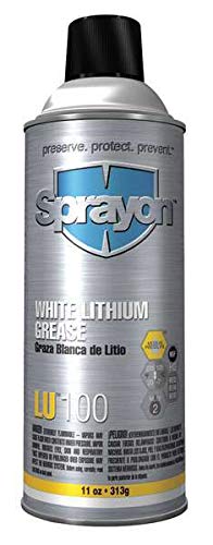 Sprayon SC0100000 White Lithium Lubricant Aerosol 16 oz