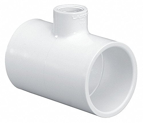 CAI - LASCO 401-125 PVC Reducer Tee Socket x Socket x Socket 1 x 3/4 x 3/4 Pipe Size