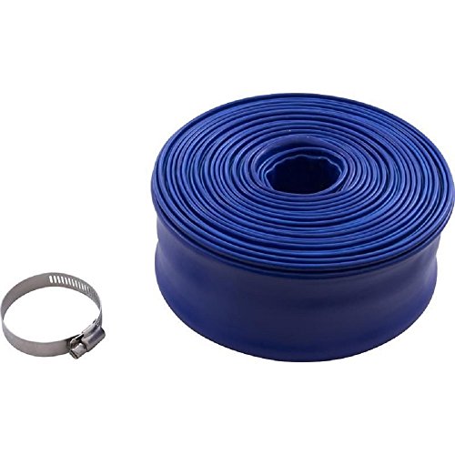 Valterra B8258 2-Inch x 50-Feet Backwash Hose with Clamp