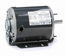 Marathon MK1410 56 Frame 5K46KN4085X Belt Drive Motor, 3 Phase, Resilient Ring Mount, Ball Bearing, 3/4 hp, 1800 RPM, 208-230/460 VAC