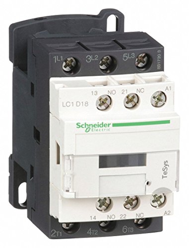 Schneider Electric LC1D18U7 600 VAC 18 Amp 3-Pole Contactor