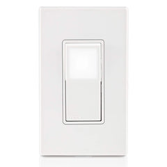 Leviton L5613-2W 15 Amp 120/277 Volt Decora LED Illuminated Rocker 3-Way AC Quiet Switch