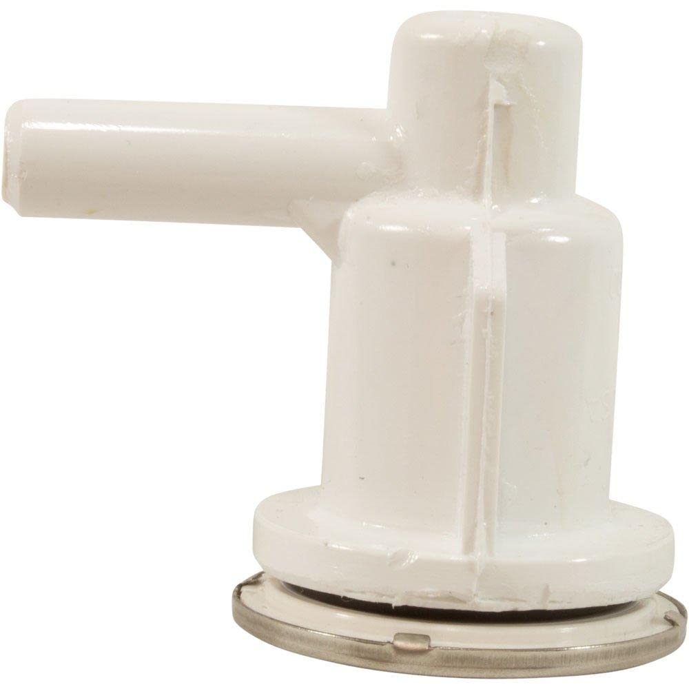 Waterway Plastics 670-2550 Ozone Air Injector 3/8 Inch Barb Stainless Steel Escutcheon