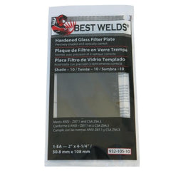 Best Welds 901-932-205-6 Glass Filter Plate Shade 6 50 mm Green 100pk