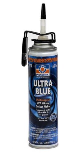 Permatex 85519 Ultra Silicone RTV Gasket Maker 9.5 oz PowerBead Can Ultra Blue