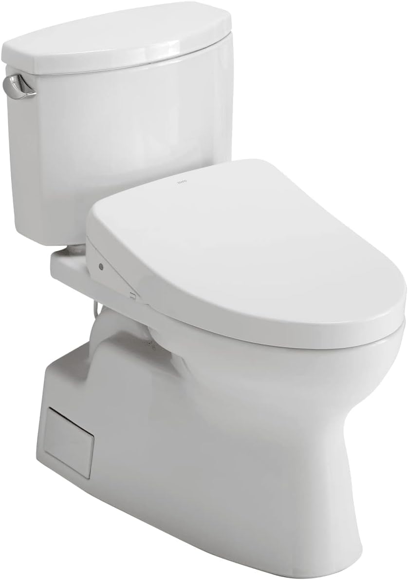 TOTO MW4743056CEFG-01 Vespin II with Washlet S550E 1.28 GPF Toilet Cotton - 2 Piece