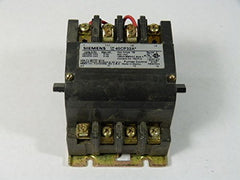 Siemens 40CP32AA Contactor 18A Max 3Ph Sz0 120/240V