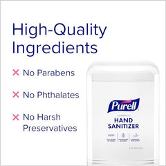 Purell 8351-02 Advanced Hand Sanitizer Fragrance Free Foam 1200 mL Refill for ES10 Automatic Hand Sanitizer Dispenser Pack of 2